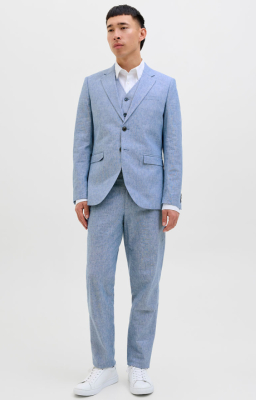Jack & Jones Riviera Linen Nautical Blue