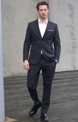 Selected SLHSLIM OASIS LINEN Black