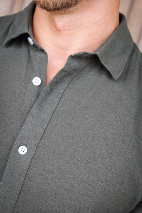 ONLY & SONS Caiden LS Linen Shirt Kambaba