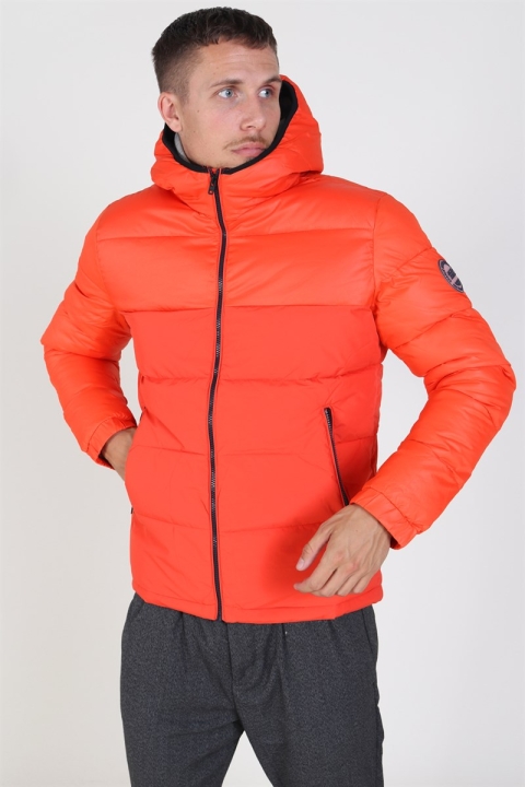 Jack & Jones Oscar Veste Hood Cherry Tomata