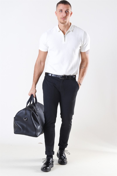 Jack & Jones Blabristol Tricot SS Polo Blanc de Blanc