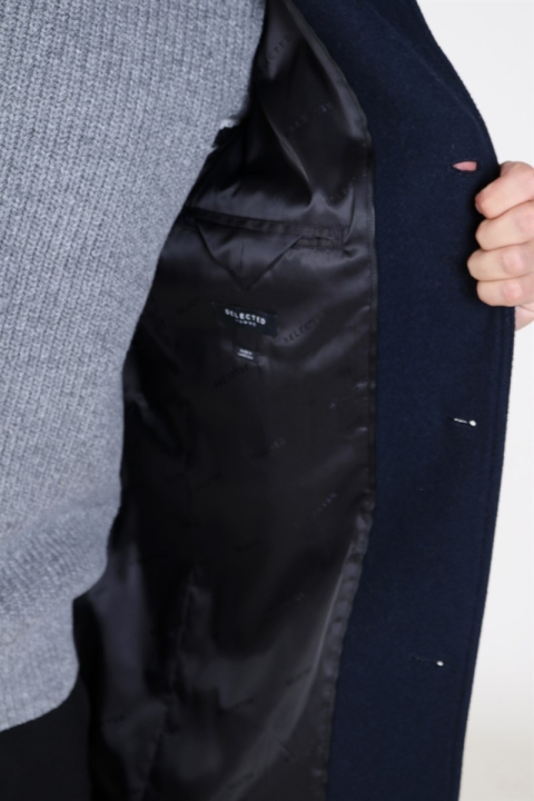 Selected Mosto Wool coat Dark Sapphire
