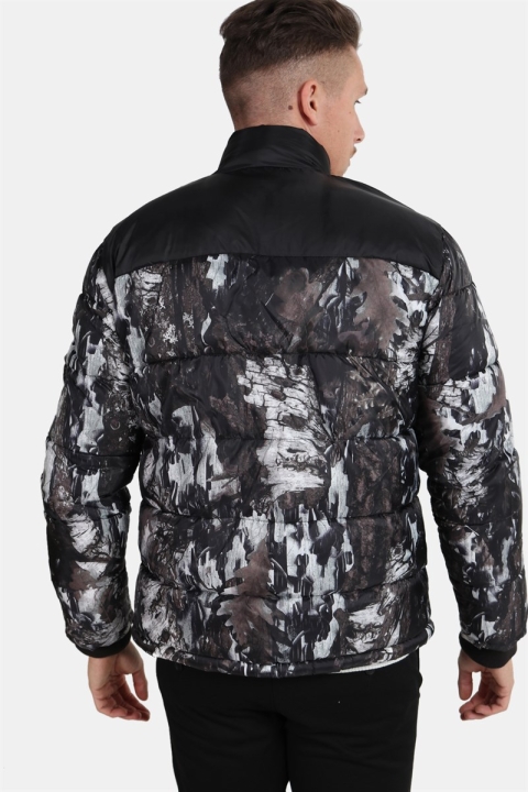 Only & Sons Bertil Puffer Veste Black Print