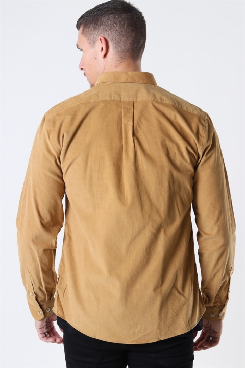 Lindbergh Corduroy Chemises Camel