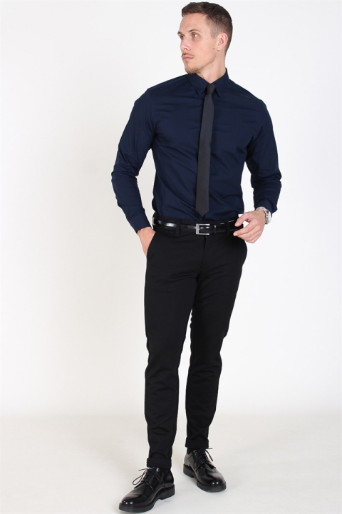 Selected Slim-Michigan LS Chemises Navy Blazer