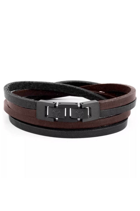Lucleon Læder Bracelet Brun/Sort