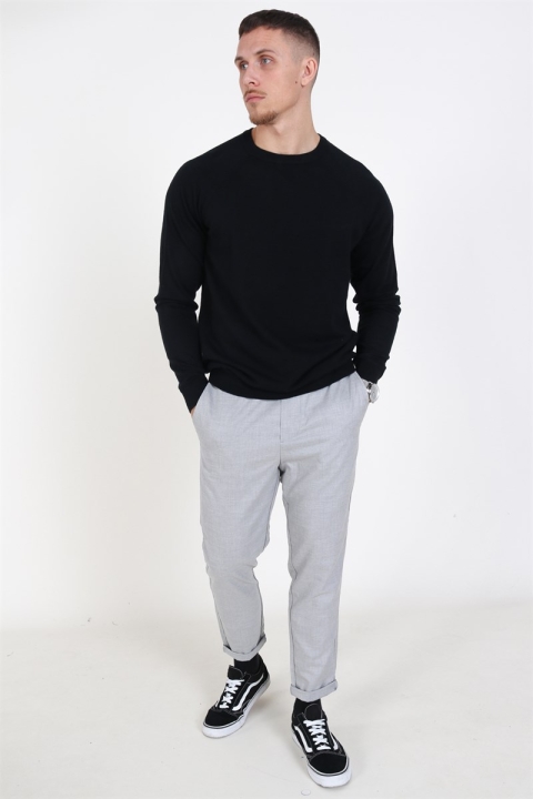 Only & Sons Mikkel Soft Crew Raglan Tricot Black