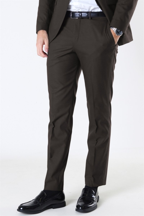 Selected Slim Mylo Logan Pantalon Coffee Bean
