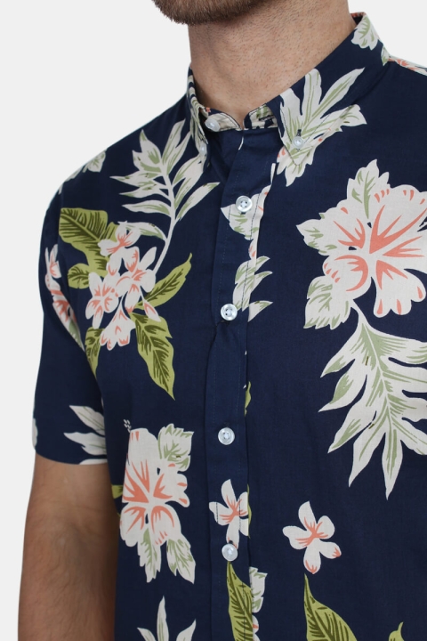 Kronstadt Johan Exotic S/S Chemises Navy