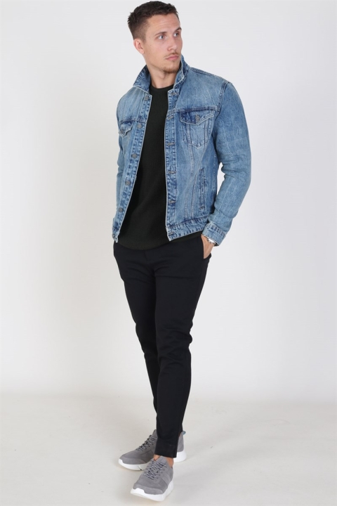 Only & Sons Coin Trucker Veste Blue Denim