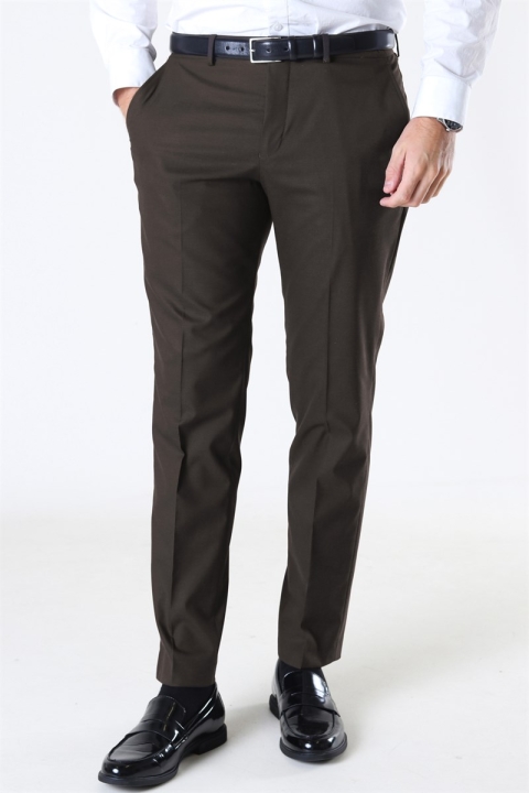 Selected Slim Mylo Logan Pantalon Coffee Bean