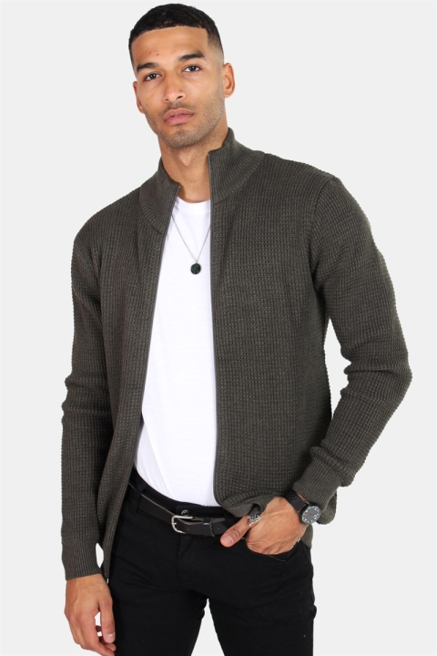Kronstadt Abel Zip Tricot Army Mel