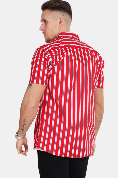 Kronstadt Cuba S/S Gr.81 Chemises Red/White/Blue