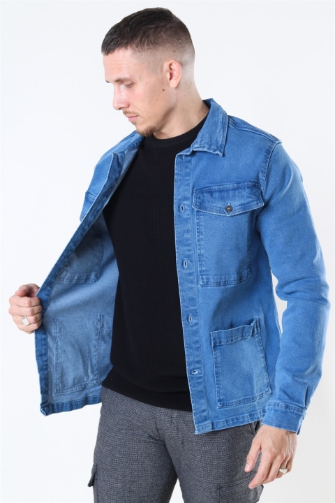 Denim Project Denim Over Veste Medium Blue
