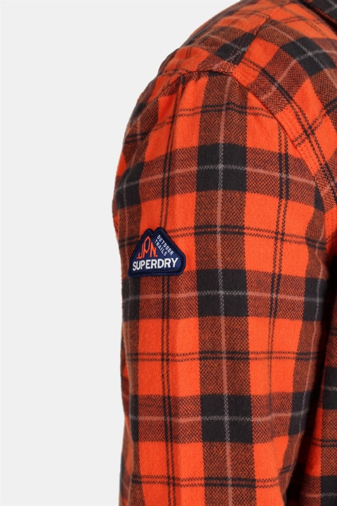 Superdry Rookie Ridge Chemises Broken Twill Orange