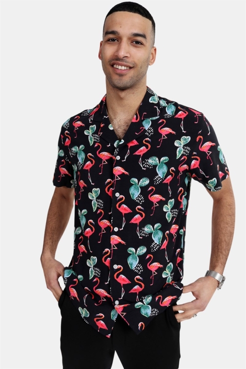 Clean Cut Cactus Bowling Chemises Black