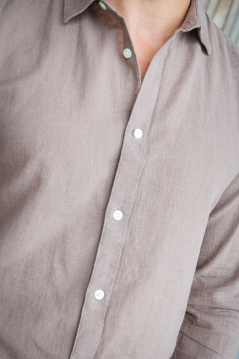 ONLY & SONS Caiden LS Linen Shirt Fossil