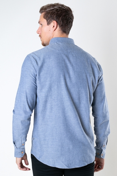 Kronstadt Johan Diego Cotton Chemises Light Navy