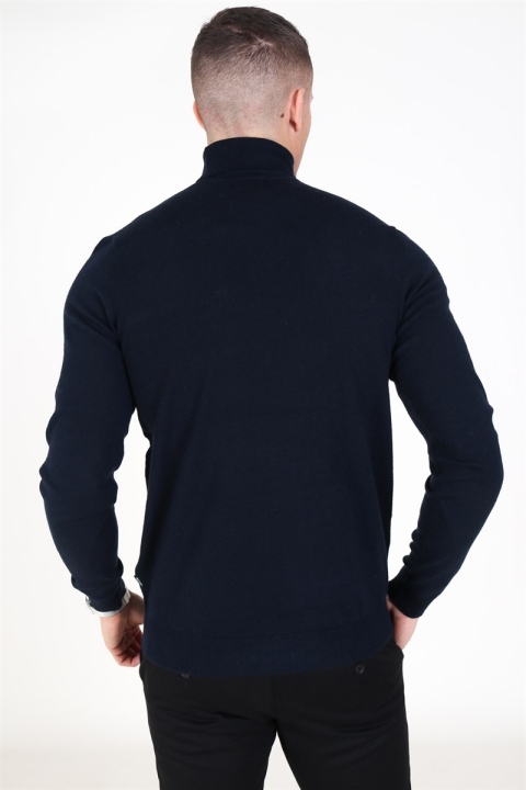 Only & Sons Mikkel 12 Rullekrave Tricot Dark Navy