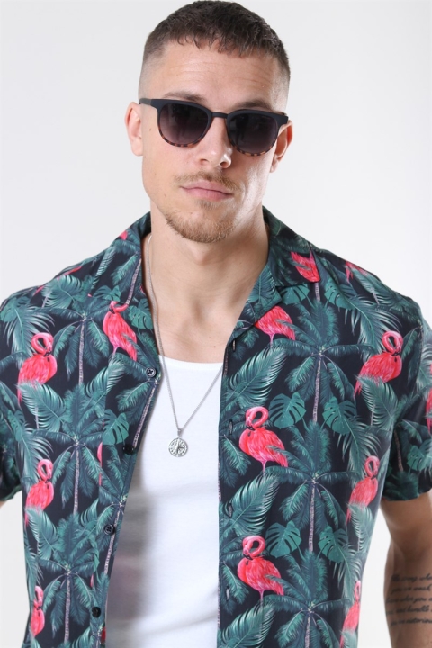 Clean Cut Theo Bowling Chemises S/S Theo AOP