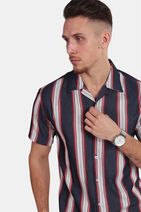 Kronstadt Cuba S/S Gr. 104 Chemises Indigo