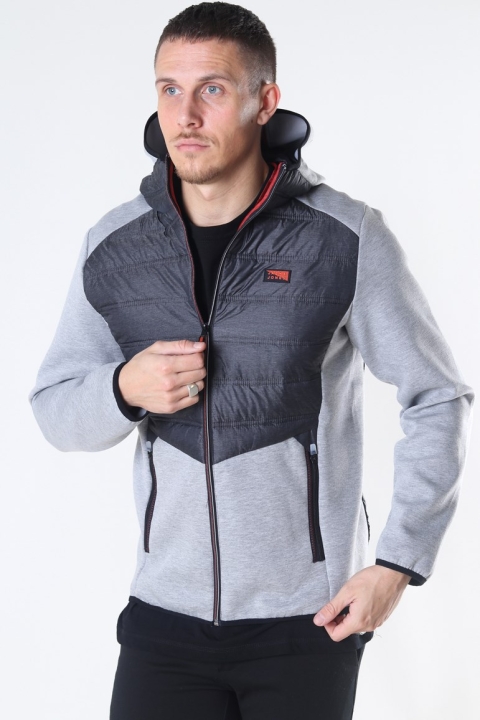 Jack & Jones Toby Hybrid Veste Light Grey Melange