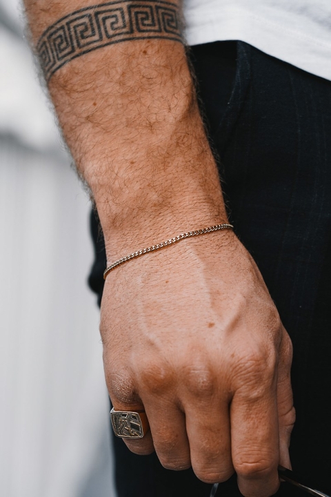 Northern Legacy Minimal Sequence Bracelet Sølv