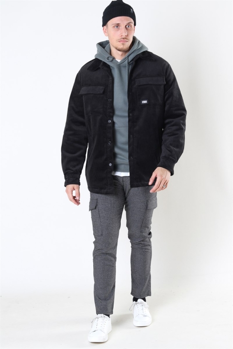 Urban Classics Corduroy Skjorte Veste Black