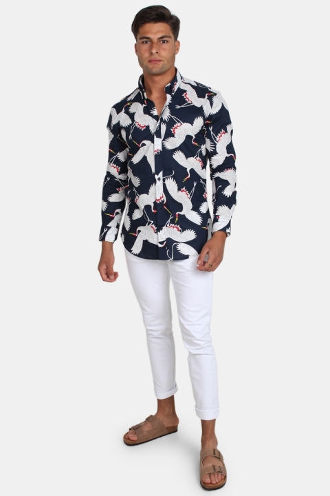 Clean Cut Sälen 56 L/S Chemises Navy