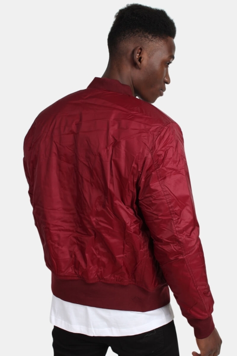 Urban Classics Bomber Veste Burgundy