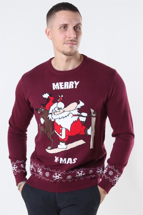 Solid Neel CC Tricot Wine Red