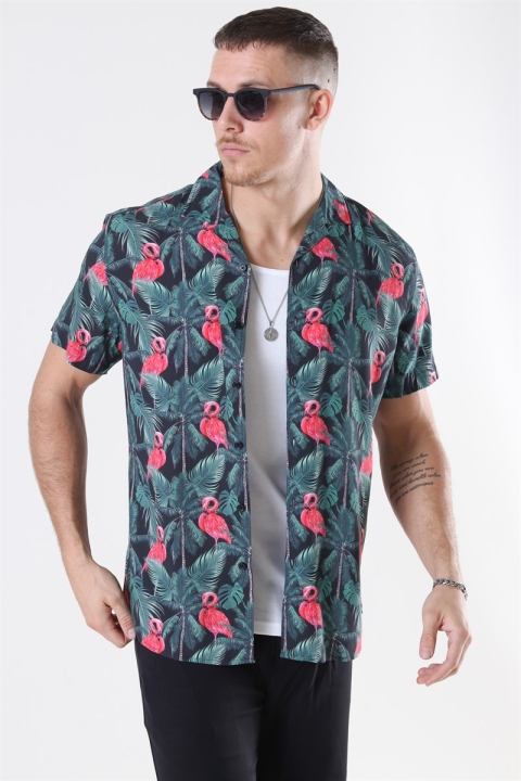 Clean Cut Theo Bowling Chemises S/S Theo AOP