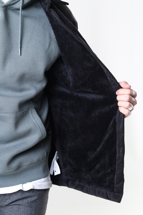Urban Classics Corduroy Skjorte Veste Black
