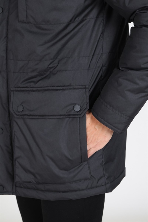 Solid Decker Parka Veste Black