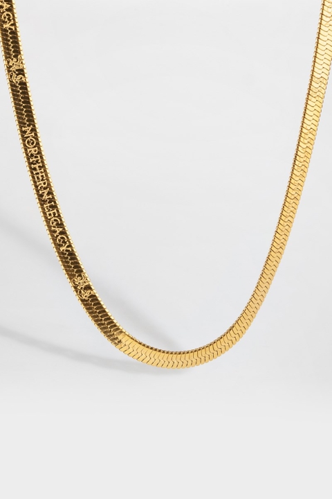 Northern Legacy Herringbone Colliers Gold