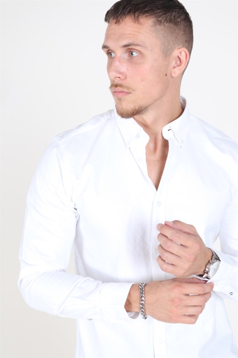 Only & Sons Oliver Organic Oxford Chemises White
