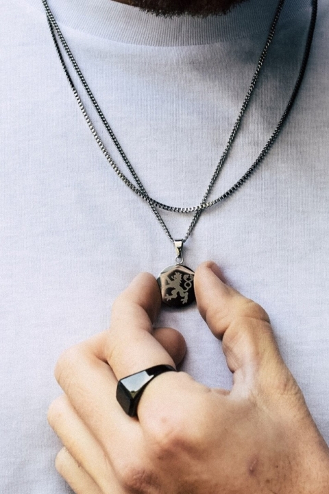Northern Legacy Lionheart Pendant Colliers Silver