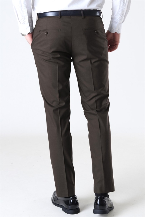 Selected Slim Mylo Logan Pantalon Coffee Bean