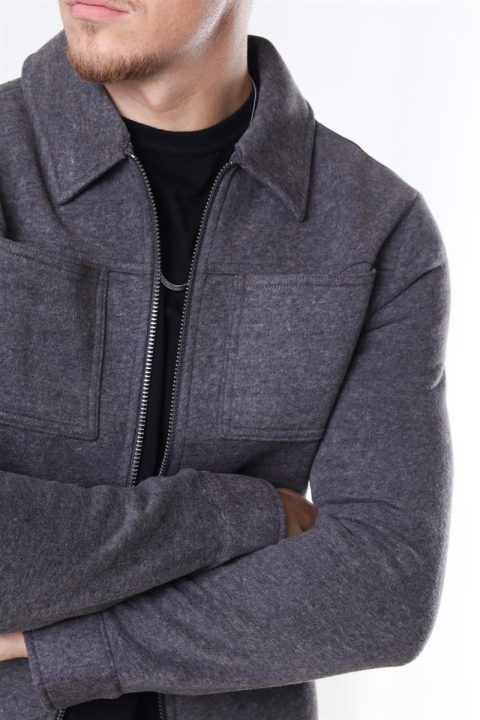 Jack & Jones Dawn Sweat Veste Grey Melange