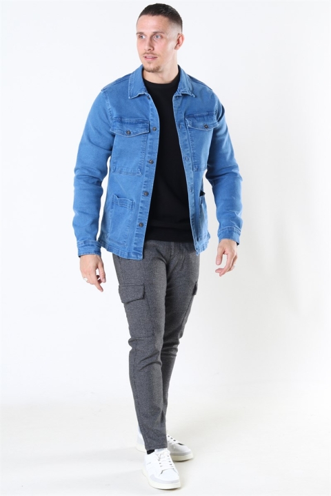 Denim Project Denim Over Veste Medium Blue