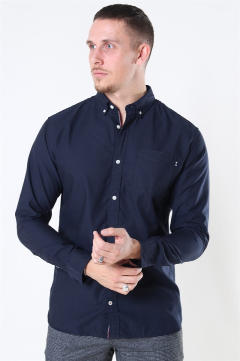 Jack & Jones Classic Soft Oxford Chemises LS Navy Blazer