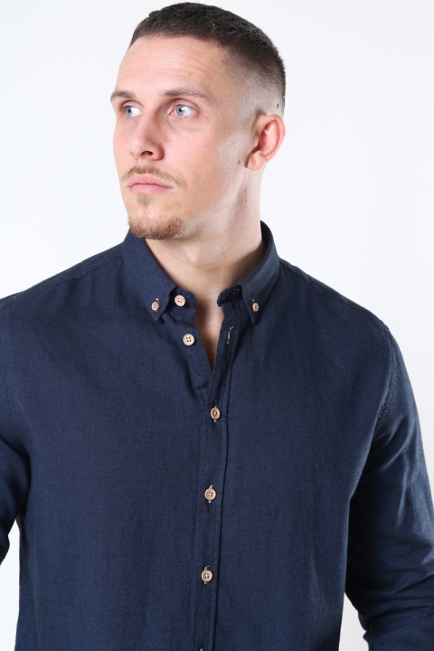 Kronstadt Johan Diego Cotton Chemises Navy