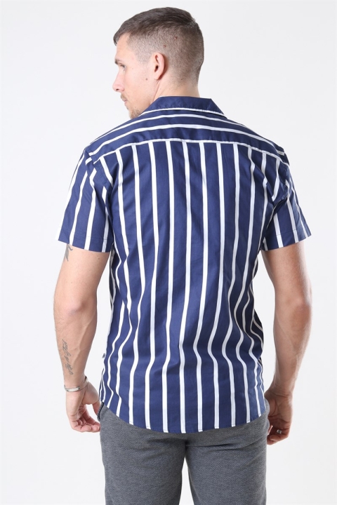 Kronstadt Cuba Chemises Gr. 87 S/S Dark Blue/White