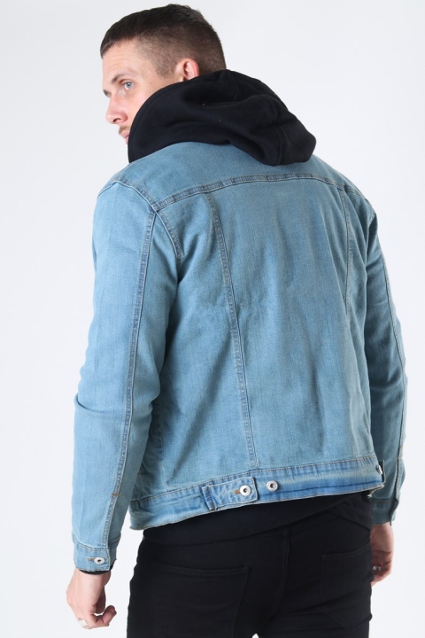 Solid Peyton Denim Veste Light Village Blue Denim