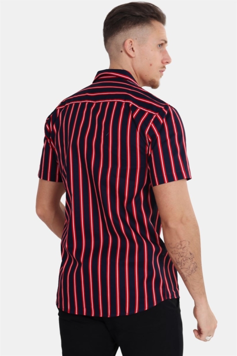 Kronstadt Cuba S/S Gr. 82 Chemises Navy/White/Red