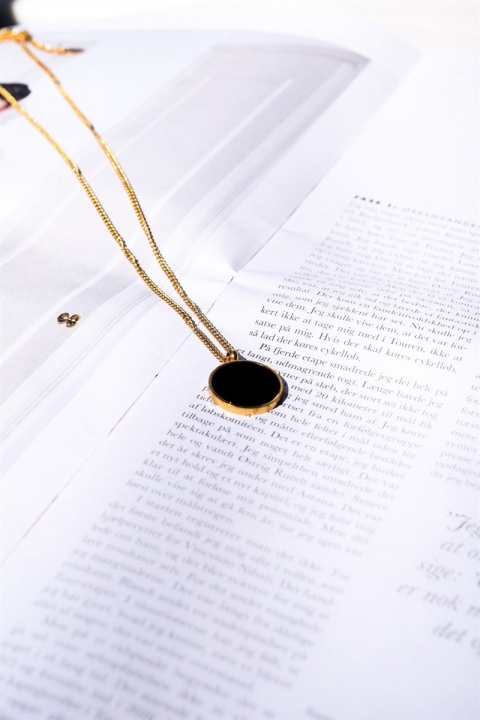 Northern Legacy Black Onyx Colliers Gold
