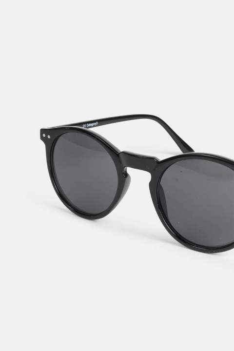Fashion Panto des lunettes de soleil Blank Sort.