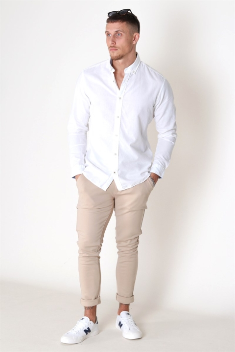 Jack & Jones Summer Chemises L/S White