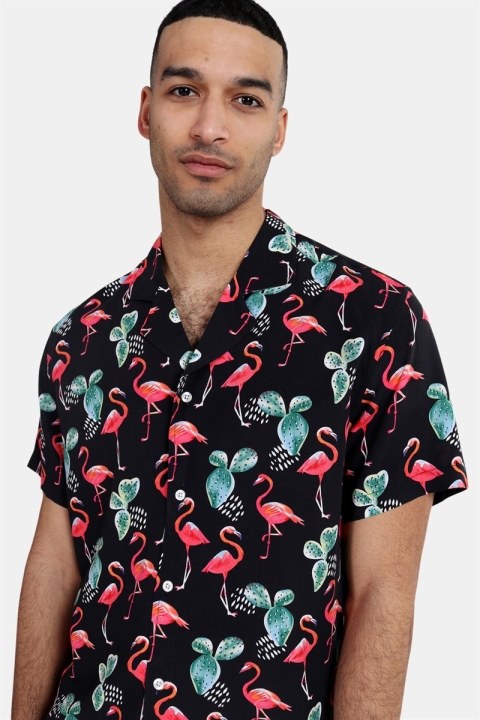 Clean Cut Cactus Bowling Chemises Black