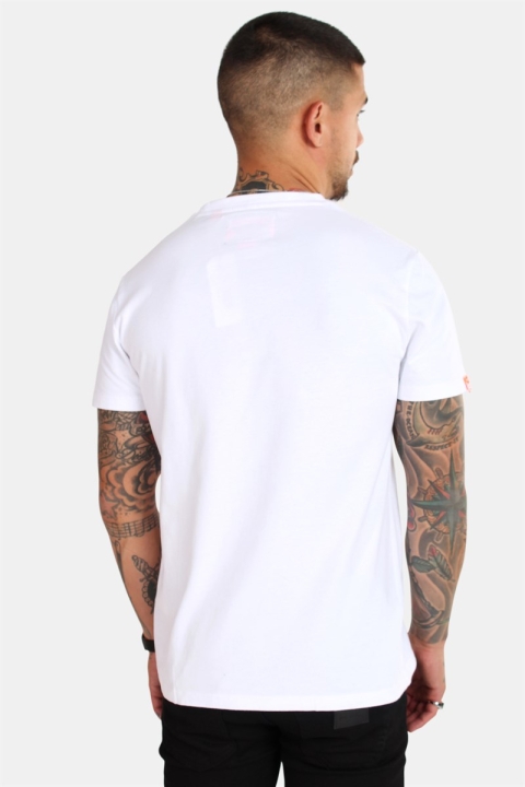 Superdry Orange Label Vintage Emb S/S T-shirt Optic White